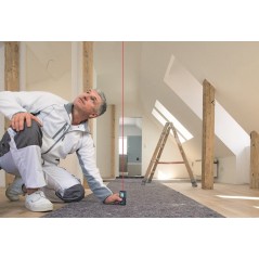 Bosch GLM 40 Laserafstandsmåler 40 m - Præcision og Effektivitet i Sort og Blå | Varenummer: 3165140790406